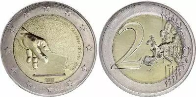 Malte 2 Euros - Election des premiers repr�sentants - 2011