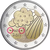 Malte 2 Euros Comm&eacute;mo. BU (Coincard) MALTE 2019 - Nature et Environnement (diff&eacute;rent Monnaie de Paris)