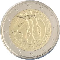 Malte 2 Euros Commémo. BU (Coincard) MALTE 2022 - Femmes  Paix et sécurité - Résolution de l\'ONU - RARE