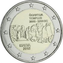 Malte 2 Euros Commémo. MALTE 2016 - Ggantija (UNC sans différent)