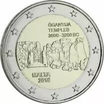 Malte 2 Euros Comm&eacute;mo. MALTE 2016 - Ggantija (UNC sans diff&eacute;rent)