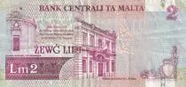 Malte 2 Liri - Guerrière - Monument - 1994 - Série A.11 - TTB - P.45