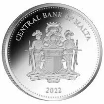 Malte 3 Euro  MALTE 2022 - Saint Jérôme écrivant d\'après le Caravage