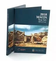 Malte Coffret BU Euro MALTE 2018 - MNAJDRA (BU AVEC DIFF&Eacute;RENT F)