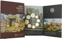 Malte Coffret BU Euro MALTE 2019 - TEMPLE DE TA\'HAGRAT (BU AVEC DIFF&Eacute;RENT F)