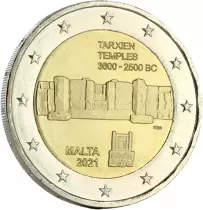 Malte Coffret BU Euro MALTE 2021 - TEMPLE DE TARXIEN (BU AVEC DIFF&Eacute;RENT F)