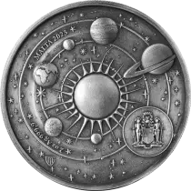 Malte Copernic- 10 Euros Argent BE 2023 Antique Couleur