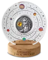 Malte Copernic- 10 Euros Argent BE 2023 Antique Couleur