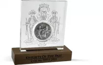 Malte Les Chevaliers du Pass&eacute; - 10 euros Argent (2 onces) Malte 2021 -  Finition Antique