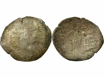 Manuel I - Aspron Trachy, 3rd Type - 1164 / 1167 Constantinople