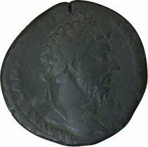 Marcus Aurelius - Sestertius, Victory over the Parthians - 166 Rome