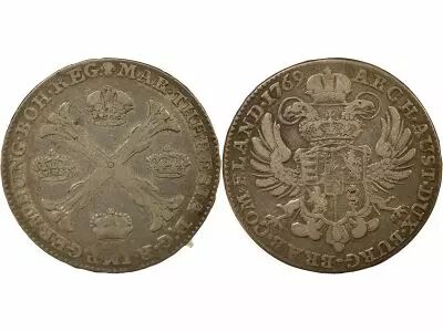 Maria Theresa - Silver Kronenthaler - 1769 Brussels