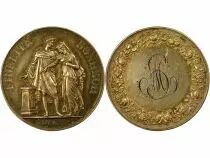Mariage, Hayau & Lor&eacute;al - Silver Token, Petit - 20 Octobre 1885