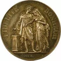 Mariage, Hayau & Lor&eacute;al - Silver Token, Petit - 20 Octobre 1885