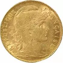 Marianne - 10 Gold Francs, Rooster - 1899 Paris