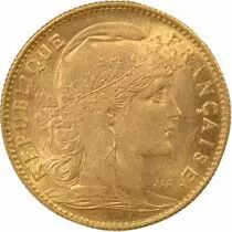 Marianne - 10 Gold Francs, Rooster - 1909 Paris