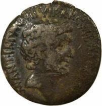 Mark Antony & Octavius - Silver Denarius - 41 BC Ephesus