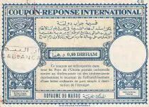 Maroc 0.80 Dirham - Coupon r&eacute;ponse international