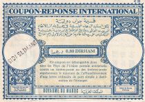 Maroc 0.80 Dirham - Coupon réponse international