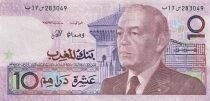 Maroc 10 Dirhams - Hassan II - ND (1987) - P.63