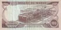 Maroc 100 Francs - Hassan II - Usine - 1985 - TTB - P.59b