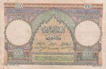 Maroc 100 Francs - Ksar d\'A&iuml;t-ben-haddou - 19-04-1951 - TB - S&eacute;rie N.45 - P.45