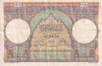 Maroc 100 Francs - Ksar d\'Aït-ben-haddou - 19-04-1951 - TTB - Série X.42 - P.45