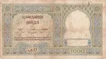 Maroc 1000 Francs Vue de la ville de Marrakech - 26-02-1949 - Série Y.880