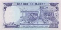 Maroc 5 Dirhams - Hassan II - 1970 - Remplacement - P.56