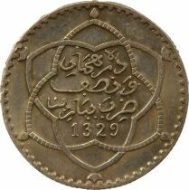 Maroc Abddelhafid - 2 1/2 Dirham Argent - 1329 AH (1911) Paris