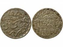 Maroc Abdel Aziz - 1/2 Dirham Argent - 1321 AH (1903 / 1904) Londres