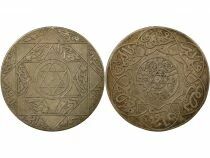Maroc Abdel Aziz - 2 1/2 Dirhams Argent - 1313 AH (1895 / 1896) Berlin