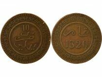 Maroc Abdelaziz - 10 Mouzounas - 1320 AH (1903) Berlin
