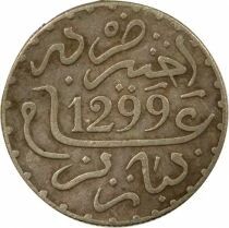 Maroc Hassan I - Dirham Argent - 1299 AH (1881 / 1882) Paris