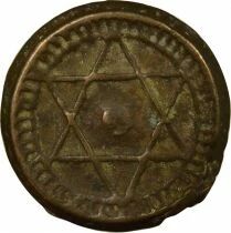 Maroc Mohammed IV - 4 Falus - 1286 AH (1869 / 1870) Marrakech