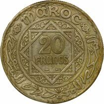 Maroc Mohammed V - 20 Francs Argent - 1352 AH /(1933 / 1934) Paris