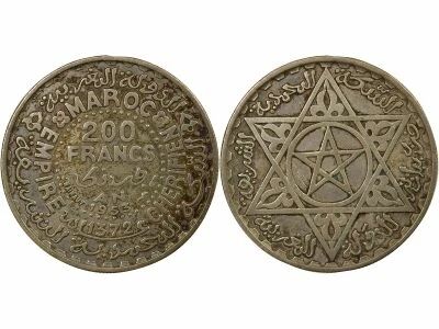 Maroc Mohammed V - 5 Francs Argent - 1352 AH /(1933 / 1934) Paris