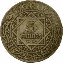 Maroc Mohammed V - 5 Francs Argent - 1352 AH /(1933 / 1934) Paris