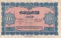 Marocco 10 Francs - 01-03-1944 - VF - Serial D.1224- P.25