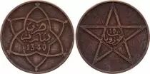 Marocco 10 Mouzounas Abdelaziz - 1340 (1921) - Paris
