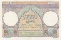 Marocco 100 Francs - Ksar d\'A&iuml;t-ben-haddou - 09-01-1950 - VF - Serial Q.21 - P.45