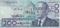 Marocco 200 Dirham - Hassan II - 1987 - F - P.66a