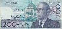 Marocco 200 Dirham - Hassan II - 1987 - VF - P.66a