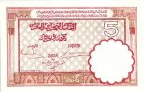 Marocco 5 Francs 14-11-1941 - XF +  - Serial O.663 - P.23Ab