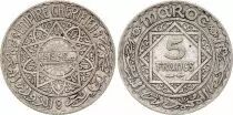 Marocco 5 Francs Cherifian Empire - 1352 (1933) - Paris
