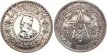 Marocco 500 Francs Mohammed V - 1376(1956) - Silver - Paris