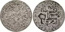 Marokko 1 Franc Cherifian Empire - 1924 - Poissy