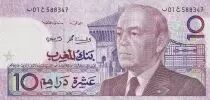 Marokko 10 Dirhams - Hassan II - 1987 - P.63a