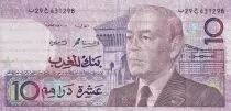 Marokko 10 Dirhams - Hassan II - 1987 - VF to XF - P.63a