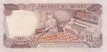 Marokko 10 Dirhams  Hassan II - 1985 - XF to AU  - P.57b - Serial BE/59